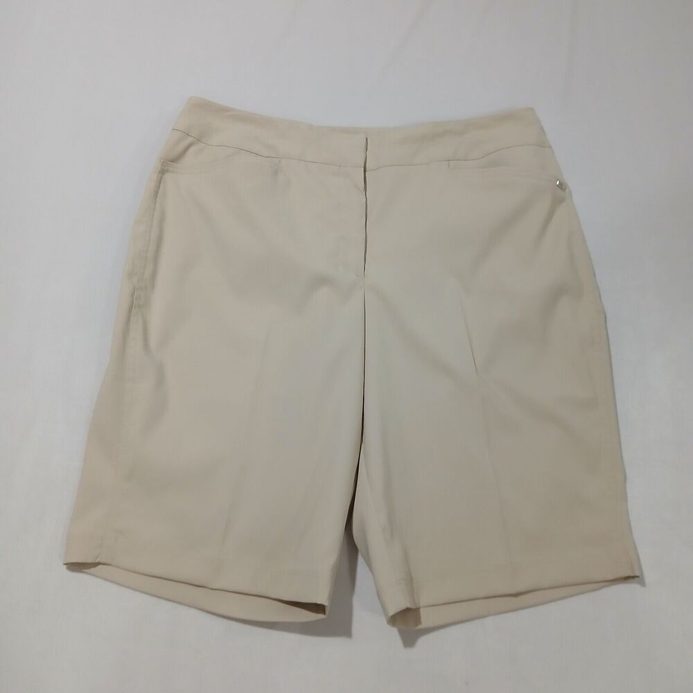 Tail Shorts Womens 14 Golf Apparel Classic Activewear Tan Beige Chino GX4356